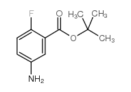 5-氨基-2-氟苯甲酸叔丁酯结构式
