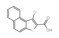 1-氯萘并[2,1-b]噻吩-2-羧酸结构式