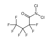 N,N-dichloro-2,2,3,3,4,4,4-heptafluorobutanamide结构式