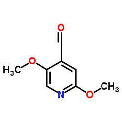 2,5-二甲氧基异烟醛结构式