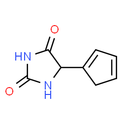 2,4-Imidazolidinedione,5-(1,3-cyclopentadien-1-yl)- Structure