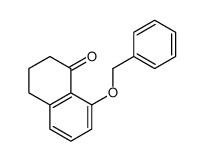 8-苄氧基-1-萘满酮结构式