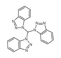 三-(1-苯并三唑基)甲烷结构式