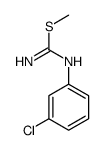 methyl N'-(3-chlorophenyl)carbamimidothioate Structure