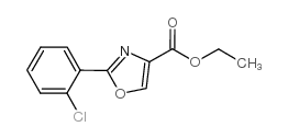 2-(2-氯苯基)-噁唑-4-羧酸乙酯结构式
