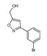 (3-(3-溴苯基)异噁唑-5-基)甲醇结构式