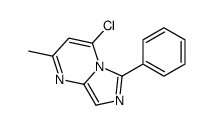 4-chloro-2-methyl-6-phenylimidazo[1,5-a]pyrimidine结构式