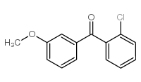 2-CHLORO-3'-METHOXYBENZOPHENONE Structure