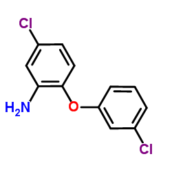 5-Chloro-2-(3-chlorophenoxy)aniline Structure