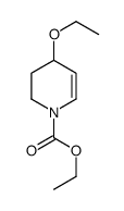 ethyl 4-ethoxy-3,4-dihydro-2H-pyridine-1-carboxylate结构式