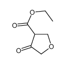 4-氧代四氢呋喃-3-羧酸乙酯结构式