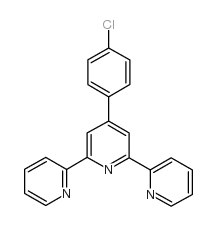 4′-(4-氯苯基)-2, 2′:6′, 2″-三联吡啶结构式