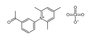 1-[3-(2,4,6-trimethylpyridin-1-ium-1-yl)phenyl]ethanone,perchlorate Structure