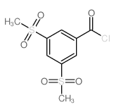 3,5-双(甲基磺酰基)苯甲酰氯结构式