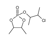 2-(1'-methyl-2'-chloropropoxy)-2-oxo-4,5-dimethyl-1,3,2-dioxaphospholane结构式