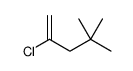 1-Pentene, 2-chloro-4,4-dimethyl Structure