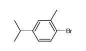 1-bromo-4-isopropyl-2-methyl-benzene结构式