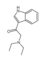 2-(diethylamino)-1-(1H-indol-3-yl)ethanone Structure