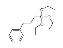 triethoxy(3-phenylpropyl)silane Structure
