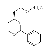 O-[2-(2-phenyl-1,3-dioxan-4-yl)ethyl]hydroxylamine,hydrochloride Structure