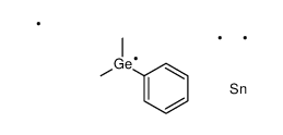 dimethyl-phenyl-germanium, trimethyltin Structure