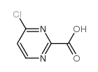 4-氯嘧啶-2-羧酸结构式