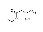 propan-2-yl 3-hydroxy-4-methylpent-4-enoate结构式