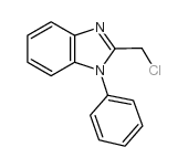 1-苯基-2-(氯甲基)-1H-苯并咪唑结构式