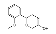 6-(2-甲氧基-苯基)-吗啉-3-酮结构式