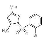 1-(2-溴苯基磺酰基)-3,5-二甲基-1H-吡唑图片