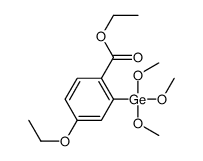 ethyl 4-ethoxy-2-trimethoxygermylbenzoate结构式