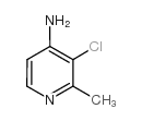 3-氯-2-甲基吡啶-4-胺结构式