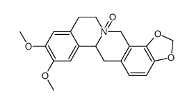 8,9-dimethoxy-(6ar)-6,11,12,14-tetrahydro-6aH-[1,3]dioxolo[4,5-h]isoquino[2,1-b]isoquinoline 13ξ-oxide Structure