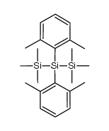 2,2-bis(2,6-dimethylphenyl)-1,1,1,3,3,3-hexamethyltrisilane Structure