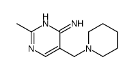 2-methyl-5-(piperidin-1-ylmethyl)pyrimidin-4-amine Structure