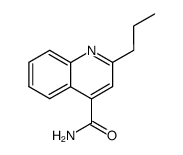 2-propyl-quinoline-4-carboxylic acid amide结构式