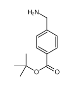 4-(氨基甲基)苯甲酸叔丁酯结构式