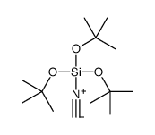 isocyano-tris[(2-methylpropan-2-yl)oxy]silane结构式
