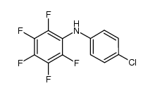 N-(4-chlorophenyl)-2,3,4,5,6-pentafluoroaniline Structure