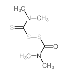 Thioperoxydicarbonicdiamide ((H2N)C(O)S2C(S)(NH2)), tetramethyl- (9CI)结构式