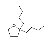 2,2-di-n-butyltetrahydrofurane Structure