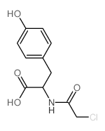 氯乙酰基-L-酪氨酸结构式