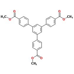 1,3,5-tris[(4-methoxycarbonyl)phenyl]benzene结构式