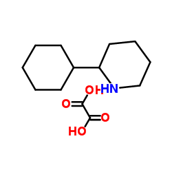 2-Cyclohexylpiperidine ethanedioate (1:1)结构式