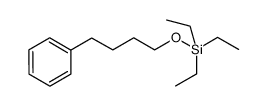 triethyl(4-phenylbutoxy)silane Structure