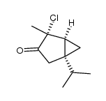 (-)-(1S,4R,5S)-4-chlorothujan-3-one结构式