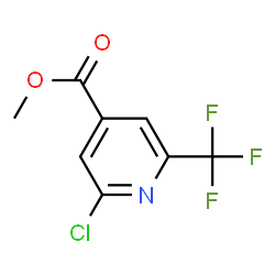 methyl 2-chloro-6-(trifluoromethyl)pyridine-4-carboxylate Structure