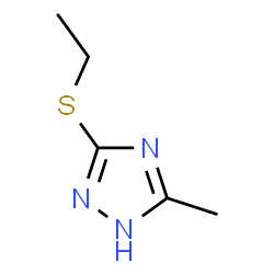 1H-1,2,4-Triazole,3-(ethylthio)-5-methyl-(9CI)结构式