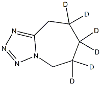 Pentylenetetrazole-d6 Structure