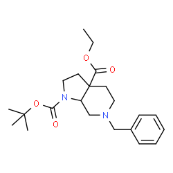 ETHYL 4-BENZYL-7-Boc-4,7-DIAZABICYCLO[4,3,0]NONANE-1-CARBOXYLATE picture